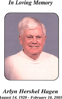 [Arlyn Hagen Memorial]